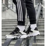 Imported Adidas Niteball Low Top Black White Shoes For Men (SW6240) - Image 3