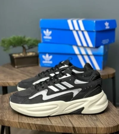 Imported Adidas Ozwave Black White Shoes For Men (SW5742)