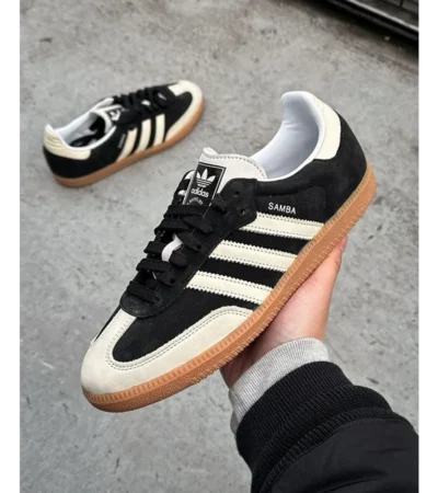 Imported Adidas Samba Core Black Wonder Shoes For Men (SW5752)