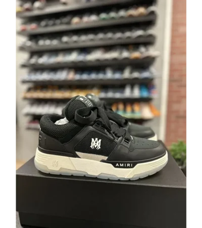 Imported Amiri Ma 2 Low Top Black Shoes For Men (SW5737) - Image 2