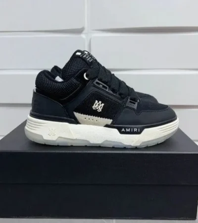 Imported Amiri Ma 2 Low Top Black Shoes For Men (SW5737)