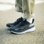 Imported Hoka One One Clifton 9 Black Shoes For Men (SW5907) - Image 2