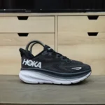Imported Hoka One One Clifton 9 Black Shoes For Men (SW5907) - Image 3