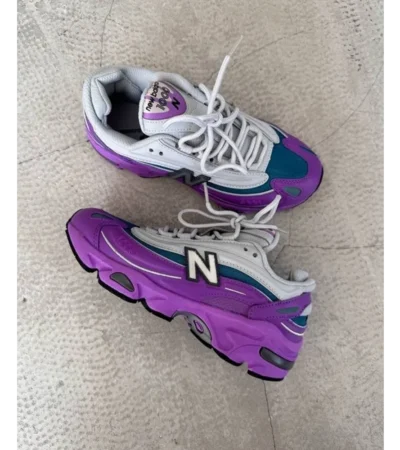 Imported JFG X New Balance Grey Violet Shoes For Men (SW5910)