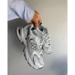Imported New Balance 530 White Navy Shoes For Men (SW5908) - Image 3