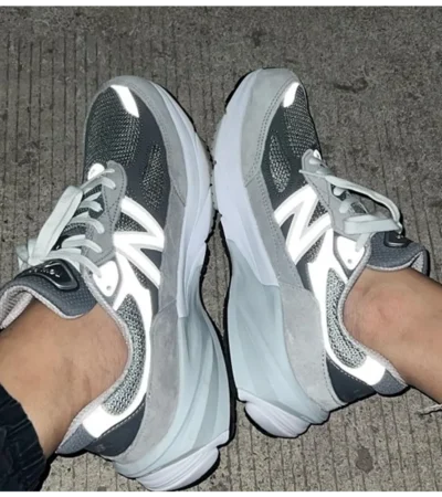 Imported New Balance 990 V6 Classic Grey Reflective Shoes For Men (SW5928) - Image 2