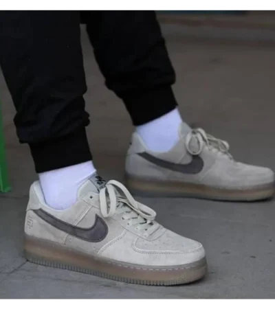 Imported Nike Air Force 1 Regining Camp Cool Grey Shoes For Men (SW5745)