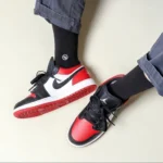 Imported Nike Air Jordan 1 Low Bred Toe Shoes For Men (SW6239) - Image 2