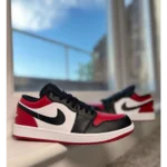 Imported Nike Air Jordan 1 Low Bred Toe Shoes For Men (SW6239) - Image 3