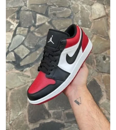 Imported Nike Air Jordan 1 Low Bred Toe Shoes For Men (SW6239)