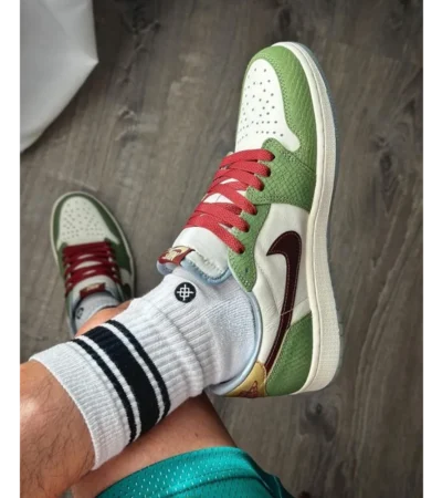 Imported Nike Air Jordan 1 Low Chinese Shoes For Men (SW5744) - Image 2
