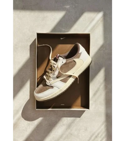 Imported Nike Air Jordan 1 Low Travis Scott Reverse Mocha Shoes For Men (SW5930) - Image 2