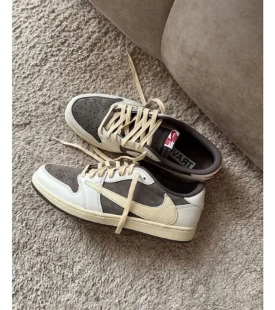 Imported Nike Air Jordan 1 Low Travis Scott Reverse Mocha Shoes For Men (SW5930)