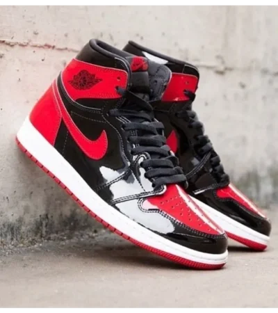 Imported Nike Air Jordan 1 Retro High Patent Bred Shoes For Men (SW5912)