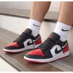 Imported Nike Air Jordan Retro 1 Low Bred Toe Shoes For Men (SW5741) - Image 2