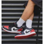 Imported Nike Air Jordan Retro 1 Low Bred Toe Shoes For Men (SW5741) - Image 3