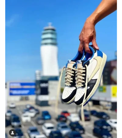 Imported Nike Air Jordan Retro 1 Low Fragment Shoes For Men (SW6233) - Image 2