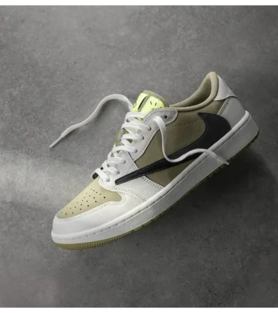 Imported Nike Air Jordan Retro 1 Low Travis Scott X Golf with Og Box (BH423) - Image 2