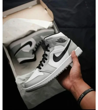 Imported Nike Air Jordan Retro 1 Mid Smoke Grey Shoes For Men (SW5905) - Image 2