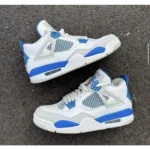 Imported Nike Air Jordan Retro 4 Military Blue Shoes For Men (SW5902) - Image 2