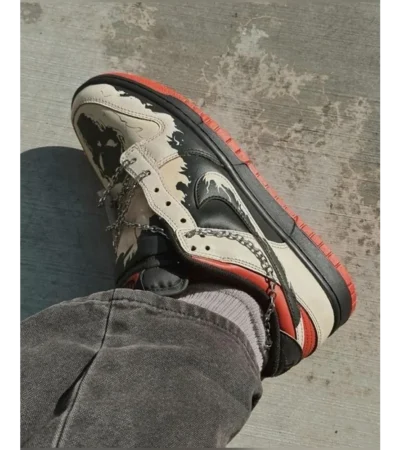 Imported Nike Sb Dunk Low Ghost Rider Shoes For Men (SW5738) - Image 2