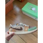 Imported Zion Williamson x Air Jordan 1 Low Shoes For Men (SW5909) - Image 2