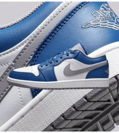 Jordan 1 Low True Blue Men Shoes (FT481)