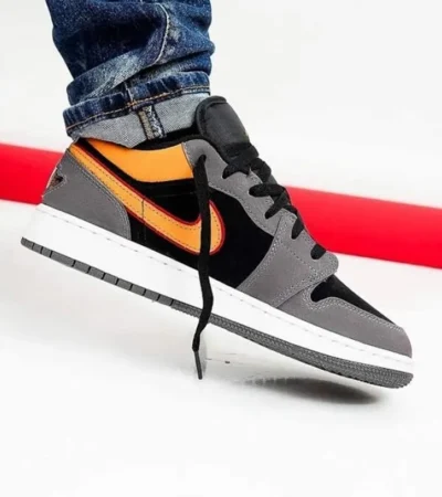 Jordan Retro 1 Low SE Vivid Orange Men Shoes (FT669) - Image 2
