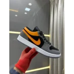 Jordan Retro 1 Low SE Vivid Orange Men Shoes (FT669) - Image 3