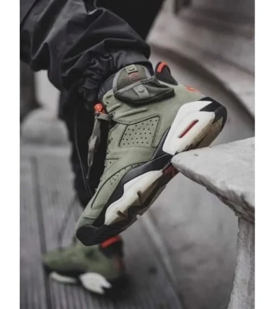 Jordan Retro 6 Travis Scott X Cactus Men Shoes (FT558) - Image 2