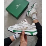 Lacoste L003 2k24 White Green Shoes For Men (LAB1737)