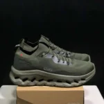 Loewe X On Cloud Tilt 2 Olive Green Sneakers For Men (BSF352) - Image 2