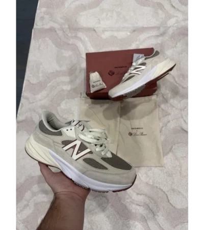 Loro Piana X New Balance 990 Beige Men Shoes (FT435) - Image 2