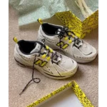 New Balance 1906R X Ganni Egret With Original Yellow Box And Butter Paper Men Shoes (FT726) - Image 2