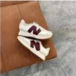 New Balance 327 Burgundy Shoes For Men (HS98) - Image 2