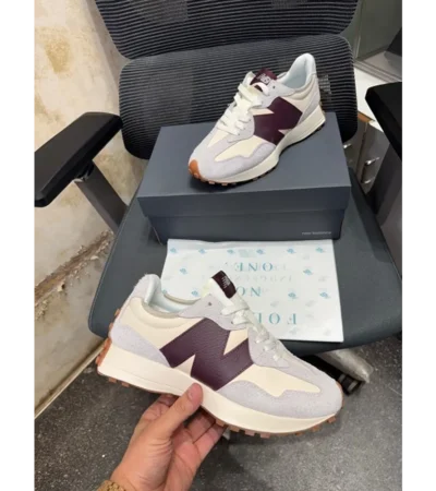 New Balance 327 Burgundy Shoes For Men (HS98)