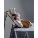New Balance 327 Moonbeam Classic Burgundy Shoes For Men (LAB1285) - Image 3