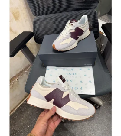 New Balance 327 Moonbeam Classic Burgundy Shoes For Men (LAB1285)