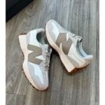 New Balance 327 Moonbeam Driftwood Beige Shoes For Men (HS109)
