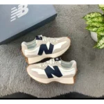 New Balance 327 White Navy Shoes For Men (LAB829) - Image 2