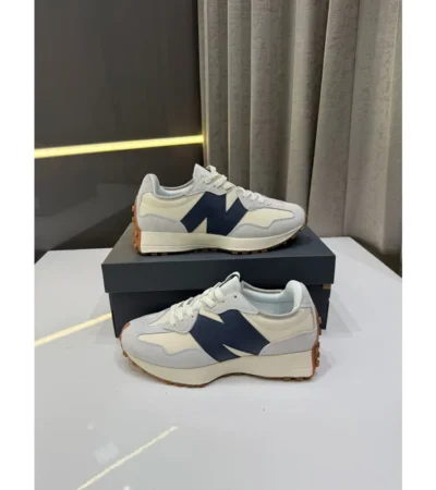 New Balance 327 White Navy Shoes For Men (LAB829)