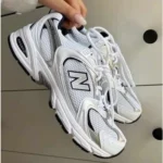 New Balance 530 White Black Shoes For Men (SZ14) - Image 2