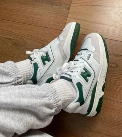 New Balance 550 Green Shoes For Men (SF43) - Image 2