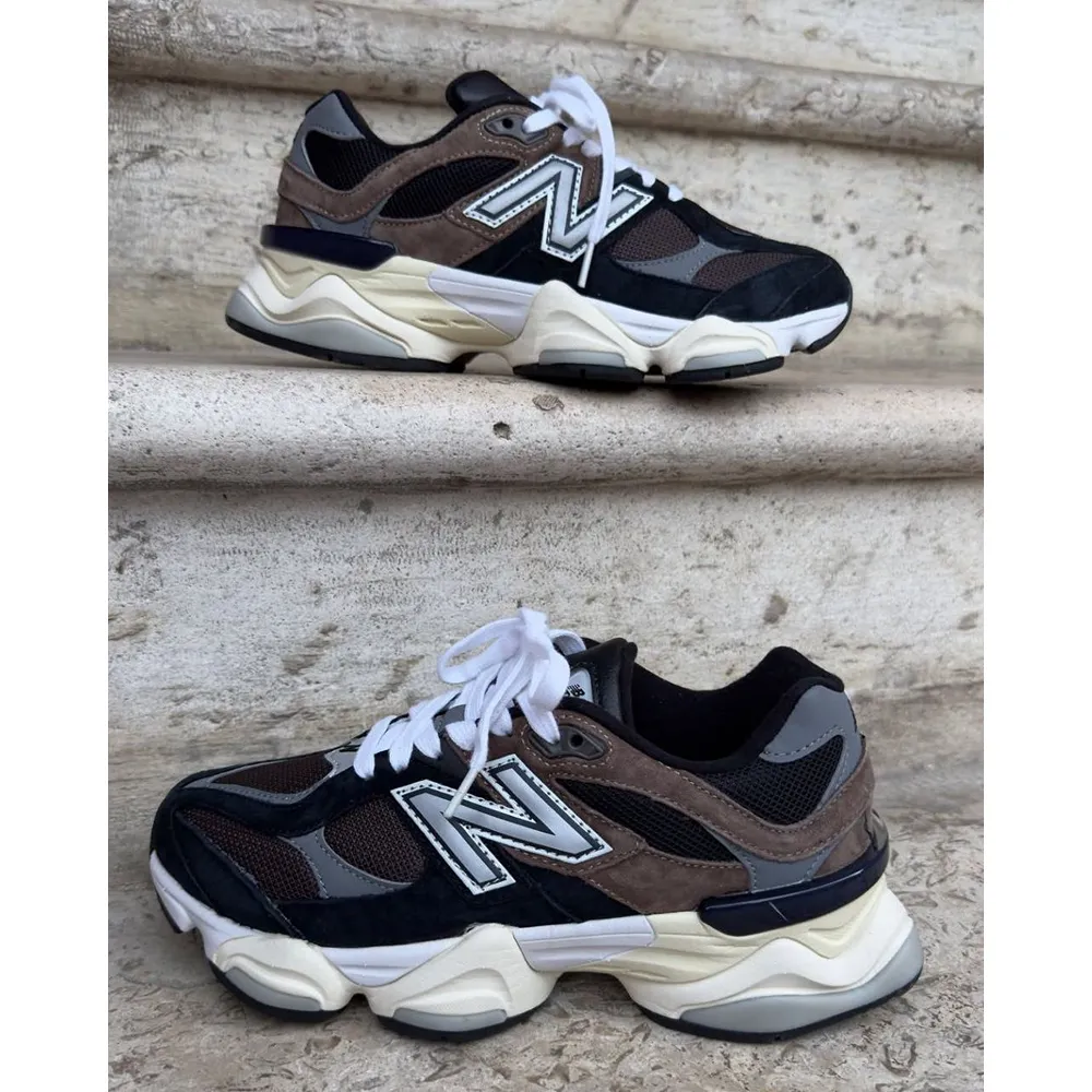 New-Balance-9060-Dark-Brown-Shoes-For-Men-Lab1772.Webp New Balance 9060 Dark Brown Shoes For Men (Lab1772)