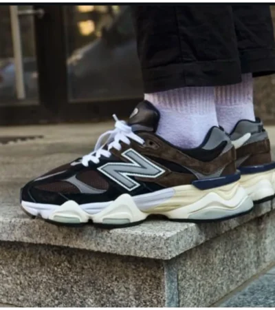 New Balance 9060 Dark Brown Shoes For Men (LAB656) - Image 2