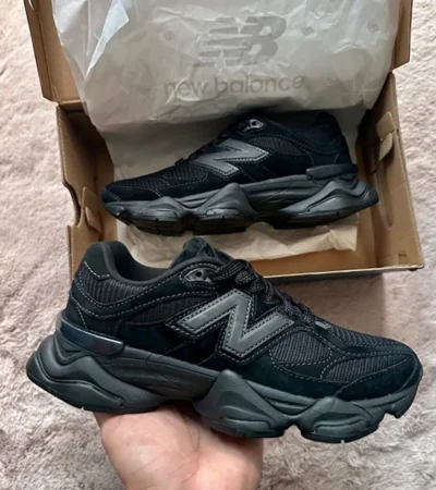 New Balance 9060 Full Black Shoes For Men (SW1224) - Image 2