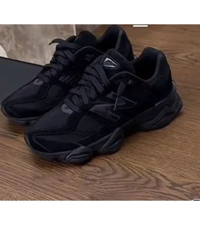 New Balance 9060 Triple Black Shoes For Men (SF32) - Image 2