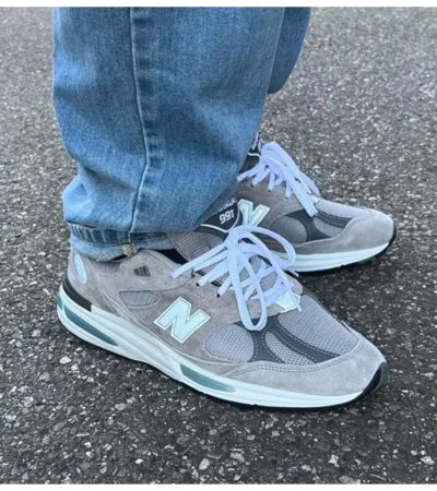 New Balance 991 V2 Grey Men Shoes (FT392)