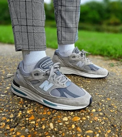 New Balance 991 V2 Grey Men Shoes (FT575)