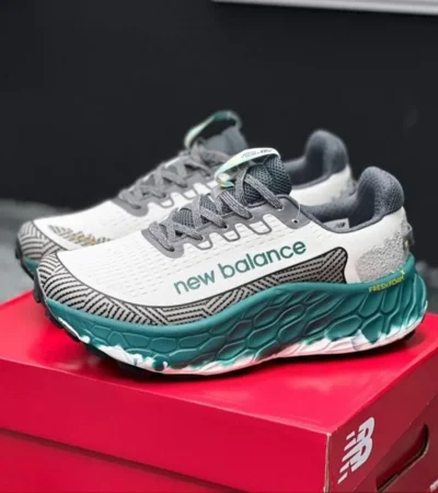 New Balance Fresh Foam X More Trail V3 Trail Green Fixwith Original Box Men Shoes (FT720)